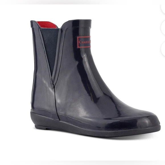 CHARTER CLUB RAIN BOOTS 6M. Removable Insole Goring Cloudburst Round Toe boots. - Picture 2 of 4
